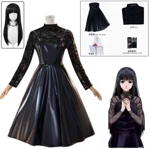 Anime Sakamoto Days Osaragi Cosplay Costume Wig Dress Veil Set Assassin Taro Sakamoto Halloween Part