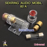Sekring Audio Mobil 60A - Fuse Sikring Power Amplifier Untuk Audio