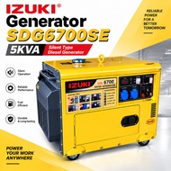 Izuki Generator SDG6700SE 5KVA Silent Type Diesel Generator