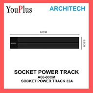 Architech Home Interior rail Track Socket/Power Track Socket 80 cm YOUPLUS