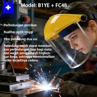 Faceshield Blue Eagle B1YE Welding mask / faceshield visor blue eagle B1YE + FC 48 glass
