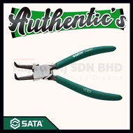 SATA 72042 German Style Internal Snap Ring Pliers, Curved Tips 7'' INCH