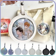 SULIN Badge Display Bag, Transparent Window 58/75mm Badge Bag, Gift Bag Ornaments Waterproof Fans Su