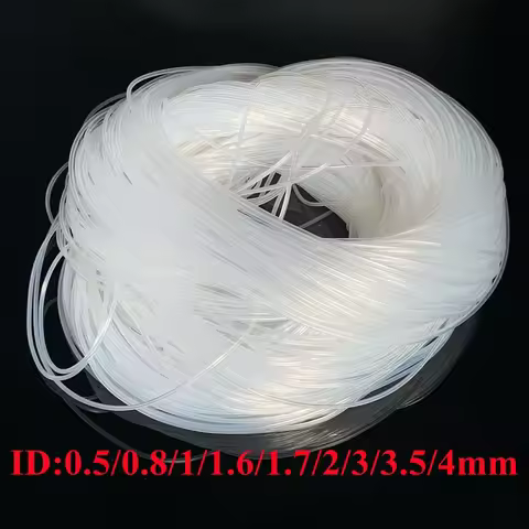 5M/10M Transparent Flexible Silicone Tubing ID 0.5 1 1.5 2 2.5 3 3.5 4 mm Food Grade Tube Pipe Tempe