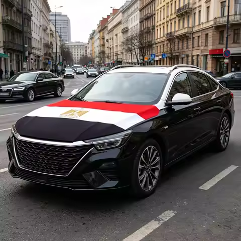 Egypt Flag Car Engine Hood Cover National Flag For Decoration