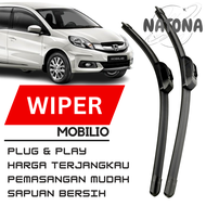Wiper Honda Mobilio Set 2 Pcs Kanan Kiri Frameless Wiper Honda Mobilio Depan 2014 Karet Wiper Depan 