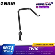 Noir Twig - Low Profile Microphone Boom Arm/Mic Bracket Stand For Voix