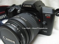80/90年代 - 歷史文物 -  "Canon / EOS 888" - 古董手動菲林相機連鏡頭 - 此乃多年前購入之自用相机 - 甚少使用 - 整體保存完好 - 外型非常靚仔 - 功能完好可用 - 需更換電池 - 實拍如圖 - (我非相機發燒友 / 未必能回覆問題 請諒~!!)