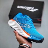 Saucony Triumph 22 Blue Lightweight Comfortable Sports Running Shoes Men's Shoes