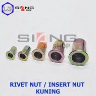 Rivet Nut Yellow Insert Nut/