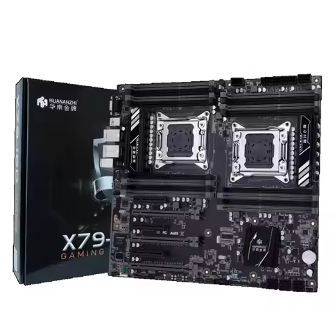 HUANANZHI X79 Motherboard 16D LGA 2011 Intel Dual CPU REG ECC DDR3 Support 1333 1600 1866MHz SATA3 U