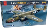 HK Model 01E036 1/32 US Army B-25J Mitchell Strafing Babes Plastic Model