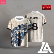 【Free Custom Name &amp; Number】2024  Comfortable Sport Sublimation Jersey Jersey Microfiber Customize Your Jersey Thailand Unisex Retro Collar Viral Bu Jersey Viral Tiktok