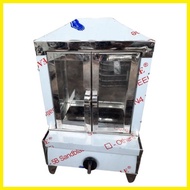 ✼ ☑ ◱ BEST FOR SIOMAI, SIOPAO BUSINESS 3 LAYER GAS TYPE STEAMER WITH FREE TONG