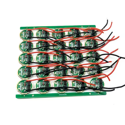 17mm AMC 7135 7135 X 4 X 3 X 2 X 1 1400mA 1050mA 750mA 350mA 1 / 5 Mode Driver Circuit Board for 1W 