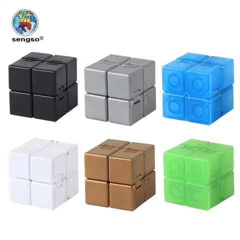 SENGSO Infinity Cube,Fidget Cube New Version Fidget Finger Toys for Stress and Anxiety Relief/ADHD, 
