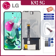 Original For LG K92 5G LCD Display Touch Screen Digitizer Full Set Assembly LMK920 LM-K920 LMK920AM 