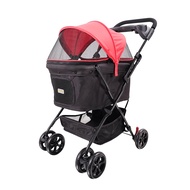 IBIYAYA EASY STROLLING PET BUGGY ROUGE