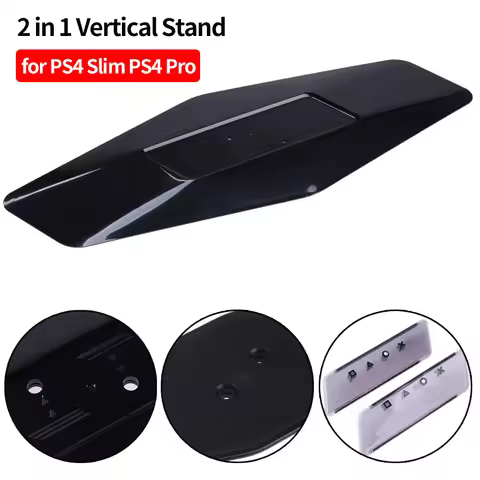 2 in 1 Vertical Bracket Stand Holder for PS4 Slim PS4 Pro