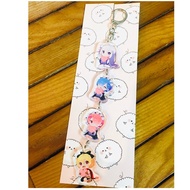 Cheap anime keychain:zero ramrem string 4 pieces/Ramrem keychain