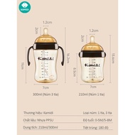 Bình Sữa Kamidi Chất Liệu PPSU Cao Cấp An Toàn Cho Bé Sơ Sinh Chống Sặc Và Đầy Hơi Hiệu Quả Bé Ti Đư