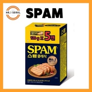 SPAM  Classic 120g × 5 Cans | Korean Original Premium Cooked Ham | HACCP Certified | Made in Korea