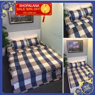 Matchbox striped quilted summer blanket