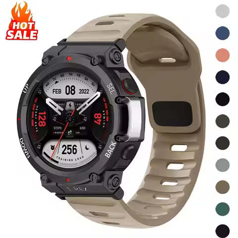 Silicone Band For Huami Amazfit T-REX 3/2/1 Smart Watch Sports Strap Bracelet For Amazfit T-Rex Pro/