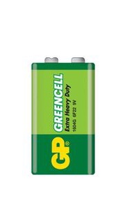 超霸 GP Greencell 重量級炭性電池 9V 一次性電芯10粒 盒裝