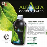 100% ORIGINAL BV ALFALFA CONCENTRATE LIQUID 500ml / MINUMAN BIO VELOCITY
