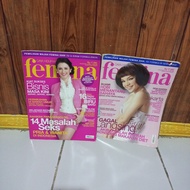 BUKU MAJALAH WANITA FEMINA_Edisi Juni 2009_Julie Estelle &amp; Dewi Sandra