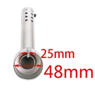 BeautyBoostT 48mm xe máy xả Muffler baffle End có thể dB Killer silencer Muffler khuỷu tay