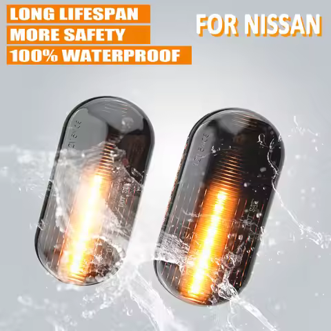 1 Set Led Dynamic Side Marker Turn Signal Light For Nissan Cube Z11 Camiones D40 Frontier D40 Fairla