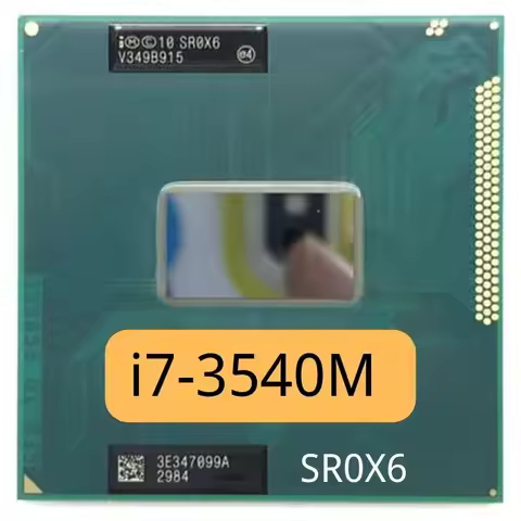 Intel Core i7-3540M Processor SR0X6 Dual-Core Socket G2 / rPGA988B i7 3540M Laptop CPU 3.0GHz 4M 35W