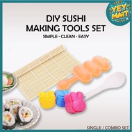DIY Sushi Making Tools Set Sushi Maker Kit Rice Mold Bento Tools Set Alat Sushi DIY  寿司制作工具 寿司模具 饭团模