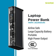 Shargeek/Sharge 140 Max 140W Output | 20000mAh/72Wh Laptop Power Bank Portable Charger | 2-device Po