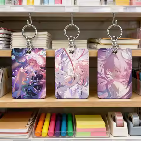 Game Elysia Honkai Impact 3rd Card Holder Holder Student Credential For Pass Card Credit Card Straps