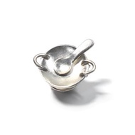 中華鍋與湯勺 銀質徽章