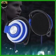 BUB Running Earbuds for Gym Workout Exercise Clip-on Headphones Wired Earphone