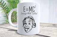 La Huella Einstein Mug E = MXC2 - For those who did not know the meaning of the great equation.
