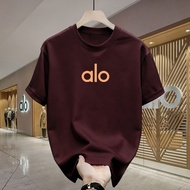 Alo T-shirt Short Sleeve – Casual Trendy Cotton Tee for Men & Wanita t shirt men t shirt oversized t