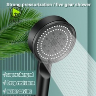QIUJUU Shower Head  Handheld 5 Modes Bathroom Shower