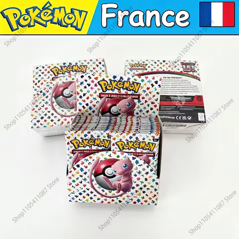 360PCS Pokemon English French Spanish Pokemon TCG Sv2a Enhanced Supplement Pack 151 First Generation