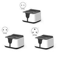 【JJL】-2.5/3.5 Inch SSD External Hard Drive Enclosure to USB 3.0 HDD Case Dual Bay Hard Drive Docking