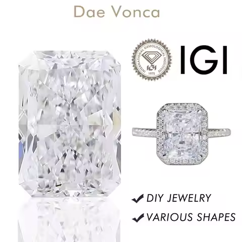 Radiant Cut Lab-Grown Diamond IGI Certificate DE 1.0-6.0ct Loose Diamond VS/VVS IGI Certificate Diam