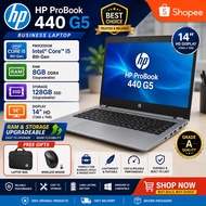HP ProBook 440 G5 Intel Core i5 8th Gen 8GB RAM 128GB SSD 14" Business Laptop Windows 11 Pro Grade A