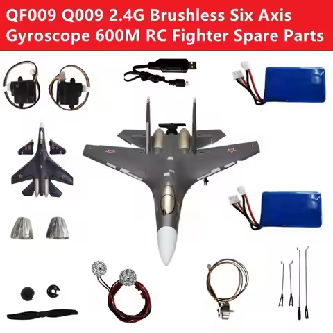 QF009 Q009 Brushless 3D/6D Radio Control RC Plane Aircraft Airplane Spare Parts 3.7V1000Mah Battery/
