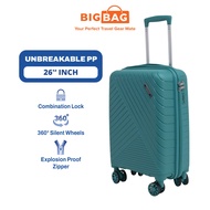 BIG BAG Glider 26" (PP) Polypropylene Luggage 26 Inch Unbreakable Luggage Bag Travel 26 Inch Suitcas