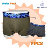 British Polo Silk Soft Cotton Boxer Men Underwear Underpants Seluar Dalam Segi Empat Lelaki Boxersho