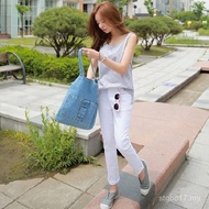 Beg Denim Baru 2025, Beg Bahu, Beg Beli-belah Besar, Beg Ibu, Beg Perjalanan, Beg Ransel Pelajar Art
